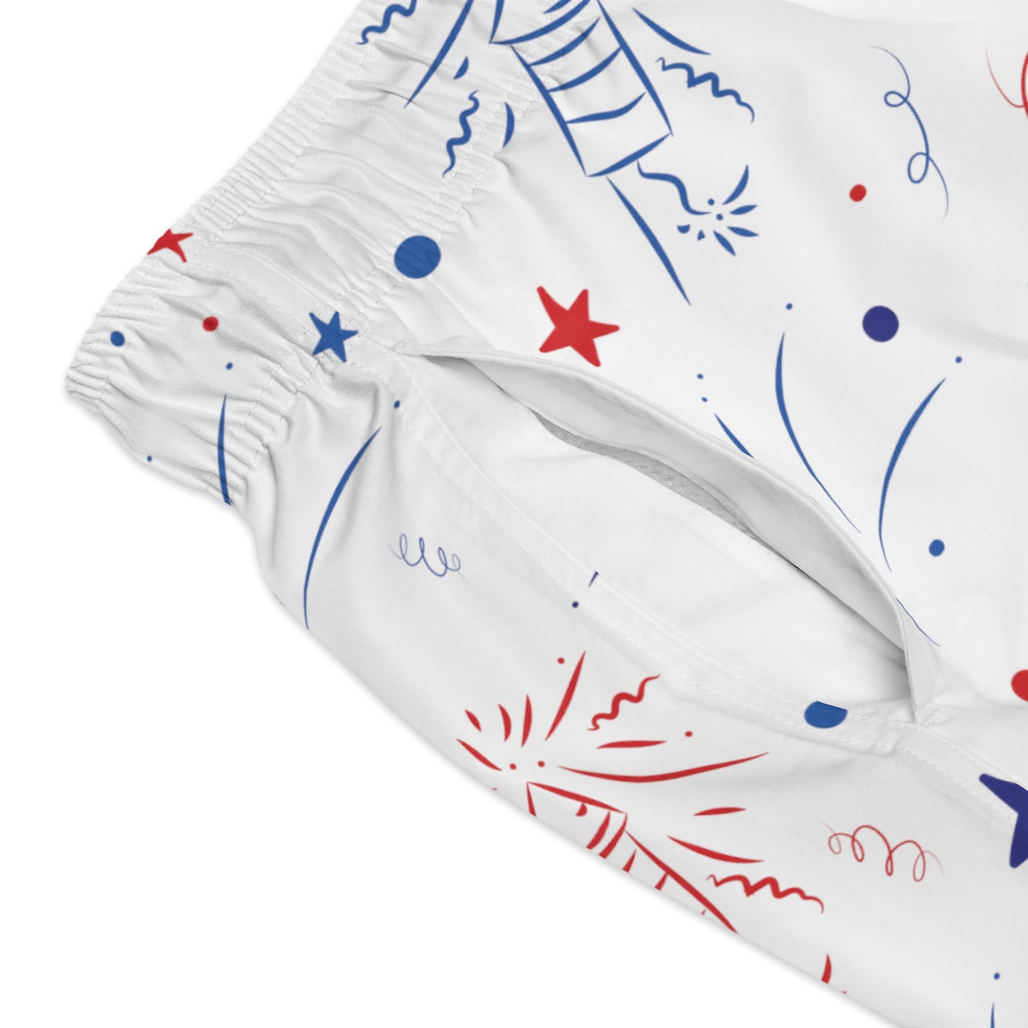 BlueHills Fireworks Swim Trunks (AOP)