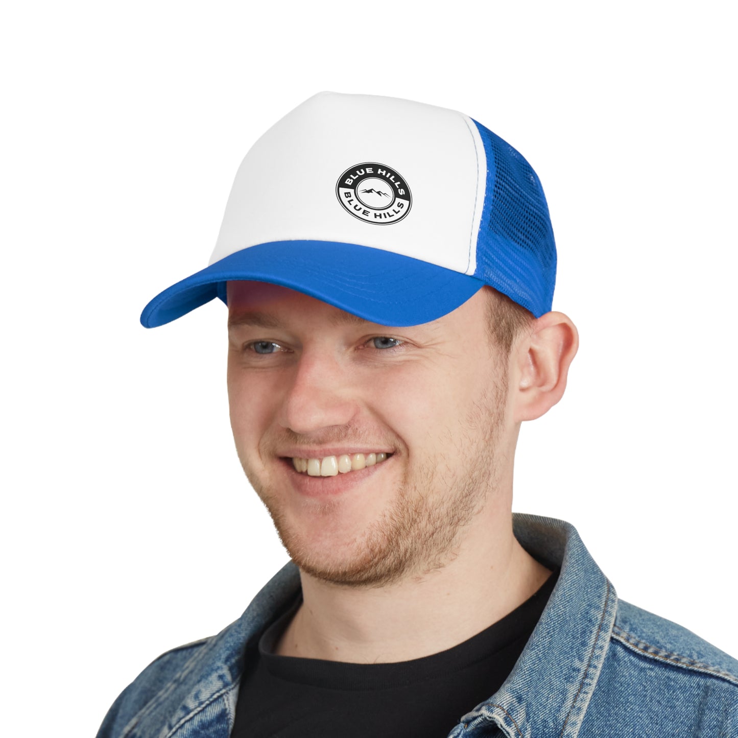 BlueHills Mesh Cap With Corner Logo