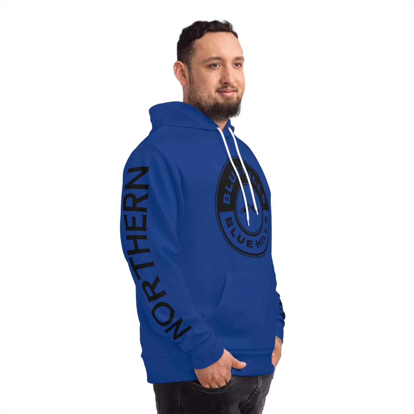 BlueHills Blue Collar Fashion Hoodie (AOP)