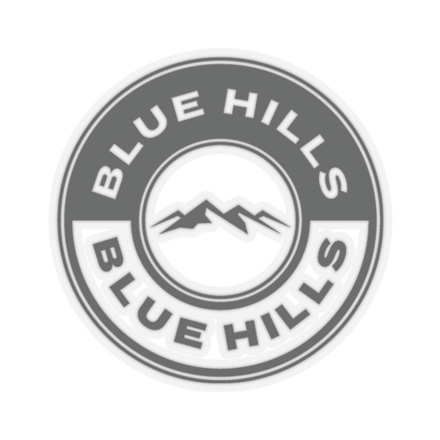 BlueHills Sticker (Black)